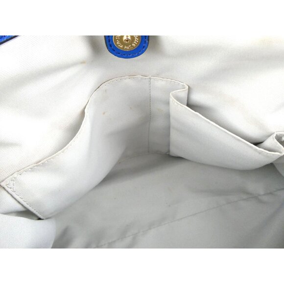 Coach Signature Khaki Blue Shoulder Bag 19190 - Picture 16 of 16